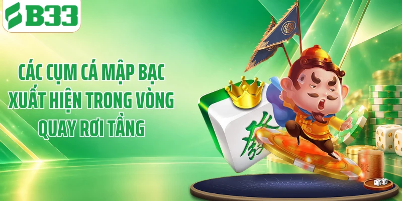 Các cụm cá mập bạc xuất hiện trong vòng quay rơi tầng