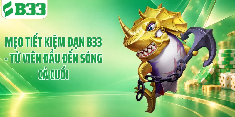 Mẹo Tiết Kiệm Đạn B33 - Từ Viên Đầu Đến Sóng Cá Cuối