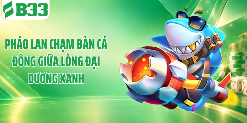 Pháo lan chạm đàn cá đông giữa lòng đại dương xanh