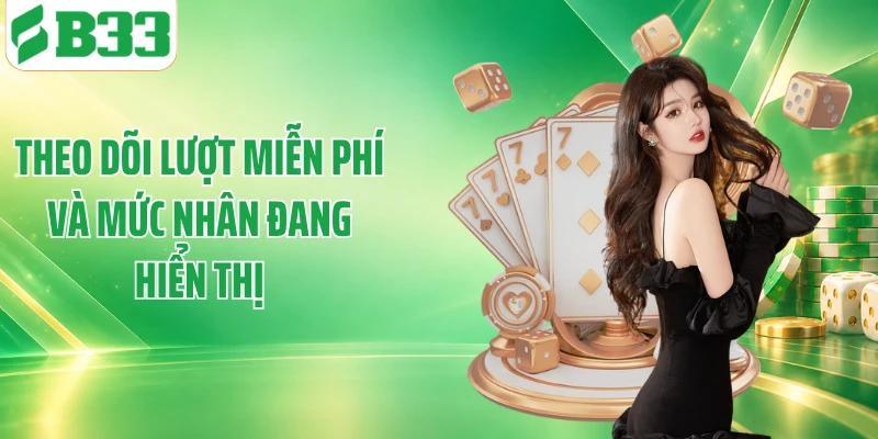 Theo dõi lượt miễn phí và mức nhân đang hiển thị